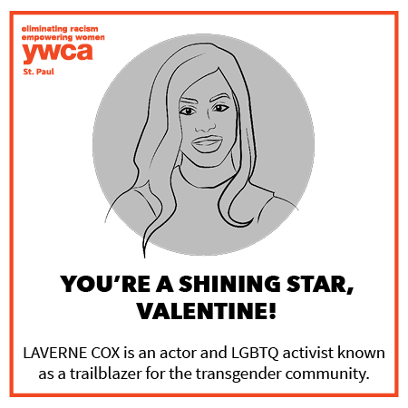 shareable valentine image of Laverne Cox