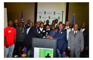 Group photo of Ujamaa Place program leaders and participants